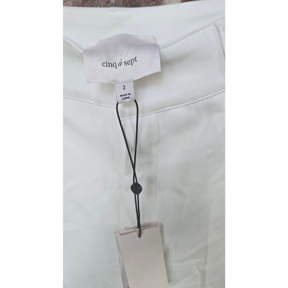 Cinq à Sept Lilac Vine Embellished Pant size 2 NWT - Picture 8 of 9